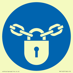 Mandatory: Keep locked